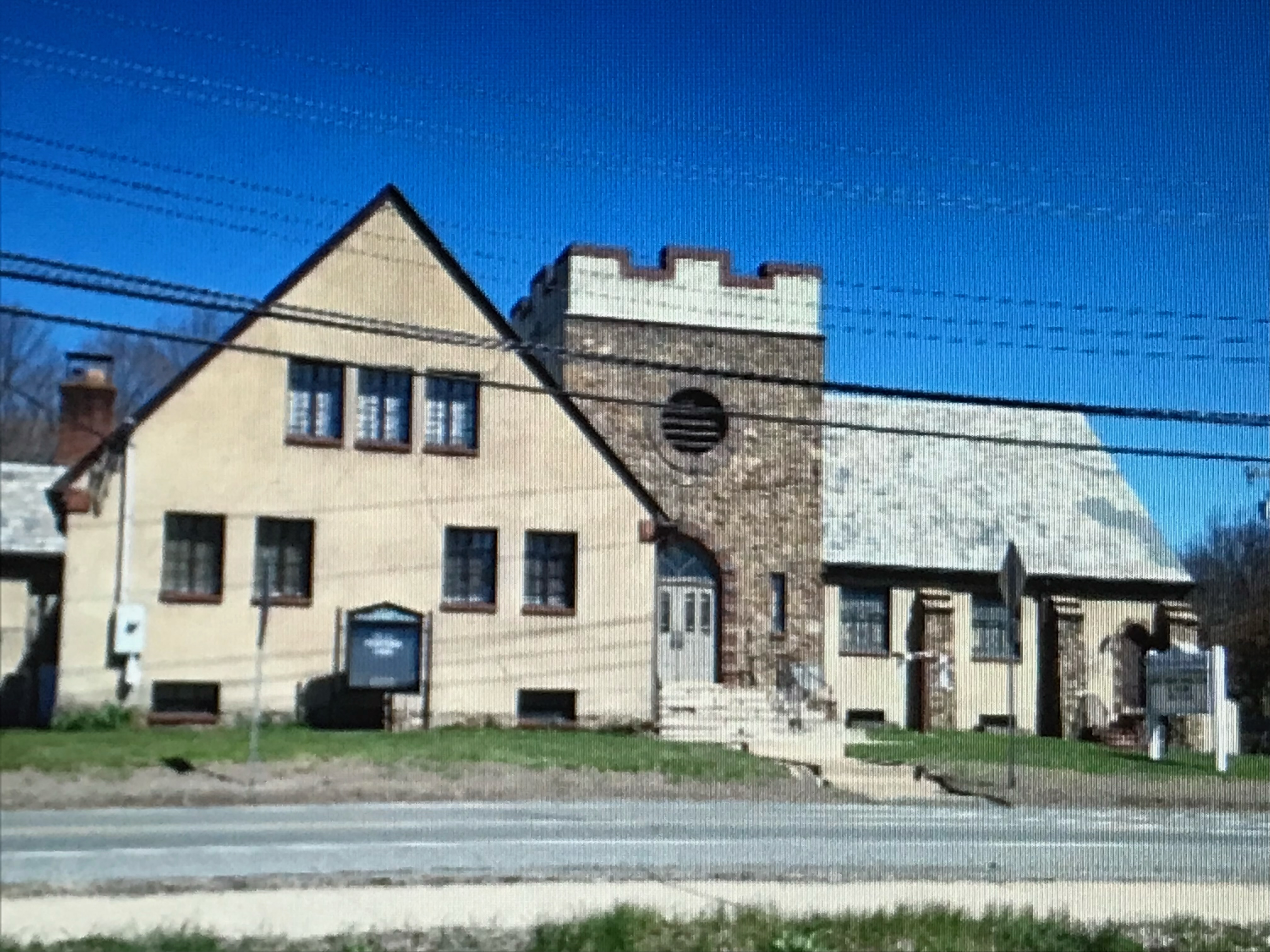 Mine Hill Presbyterian Church outside